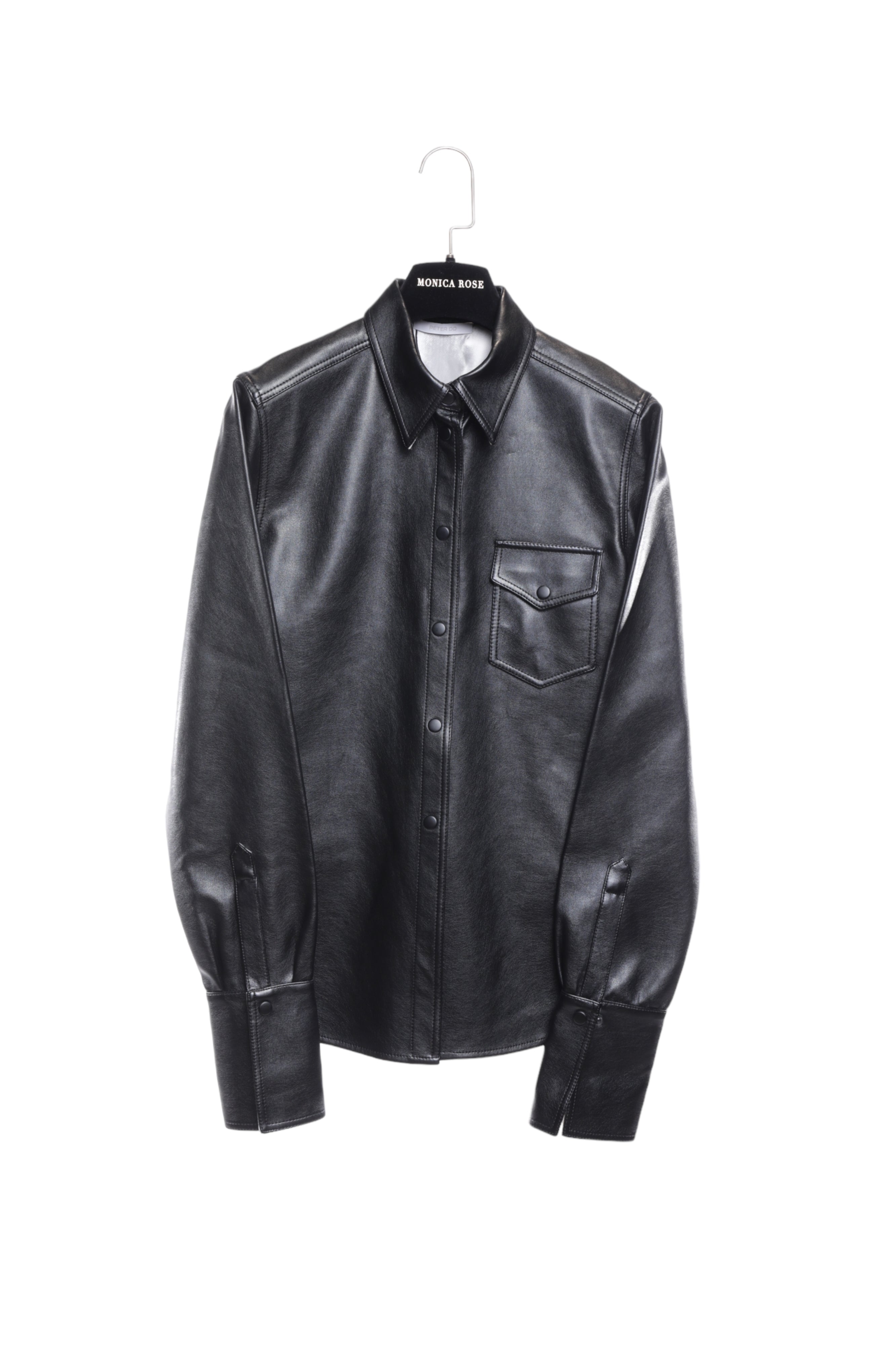 Peter Do Faux Leather Top