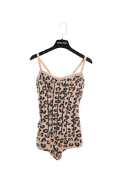 Azzedine Alaïa Vintage 90s Leopard Print Bodysuit