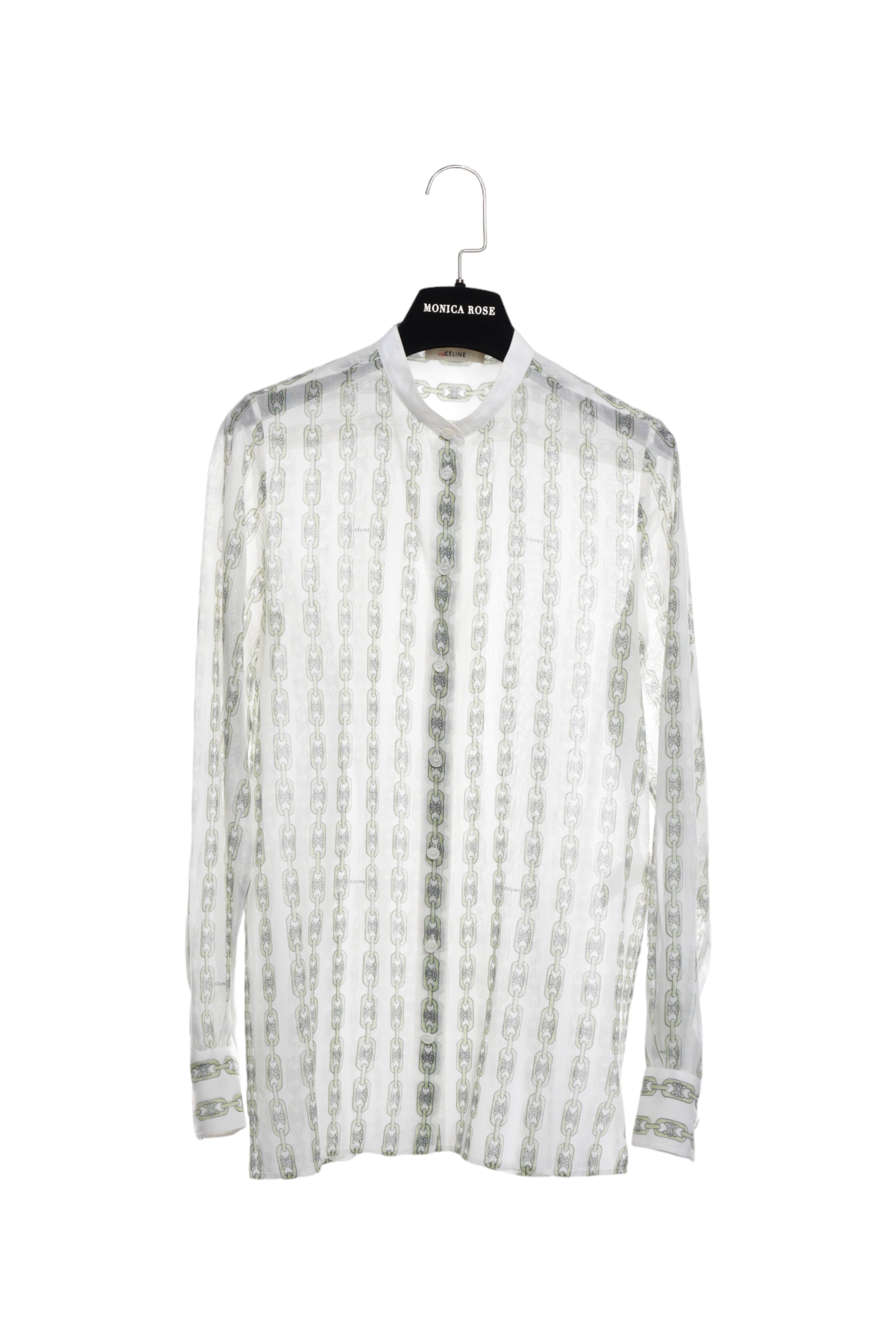 Celine Printed Button Up