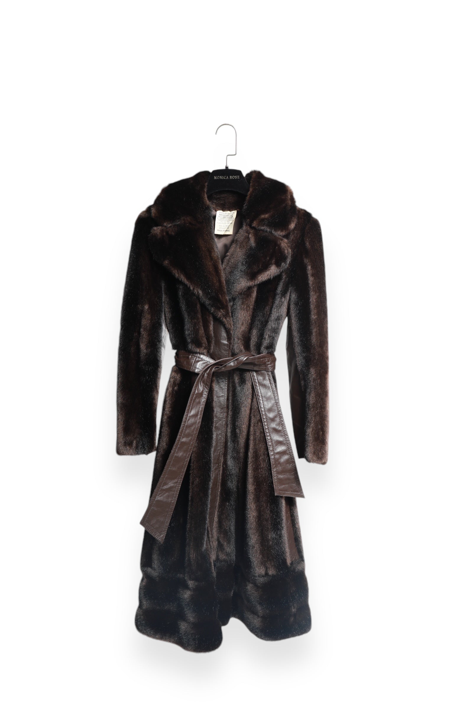 Vintage Tissavel Faux Fur Coat