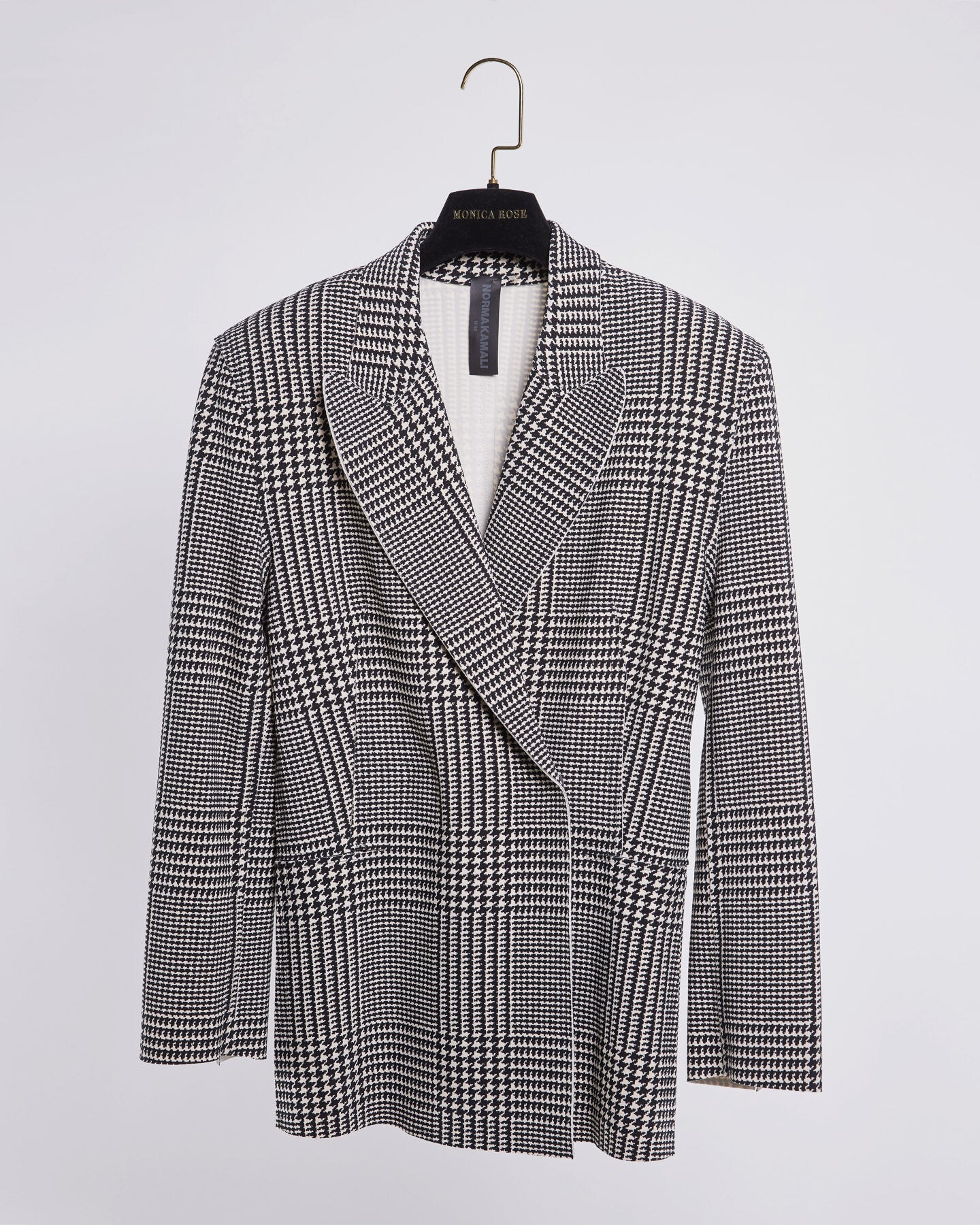 Norma Kamli Plaid Blazer