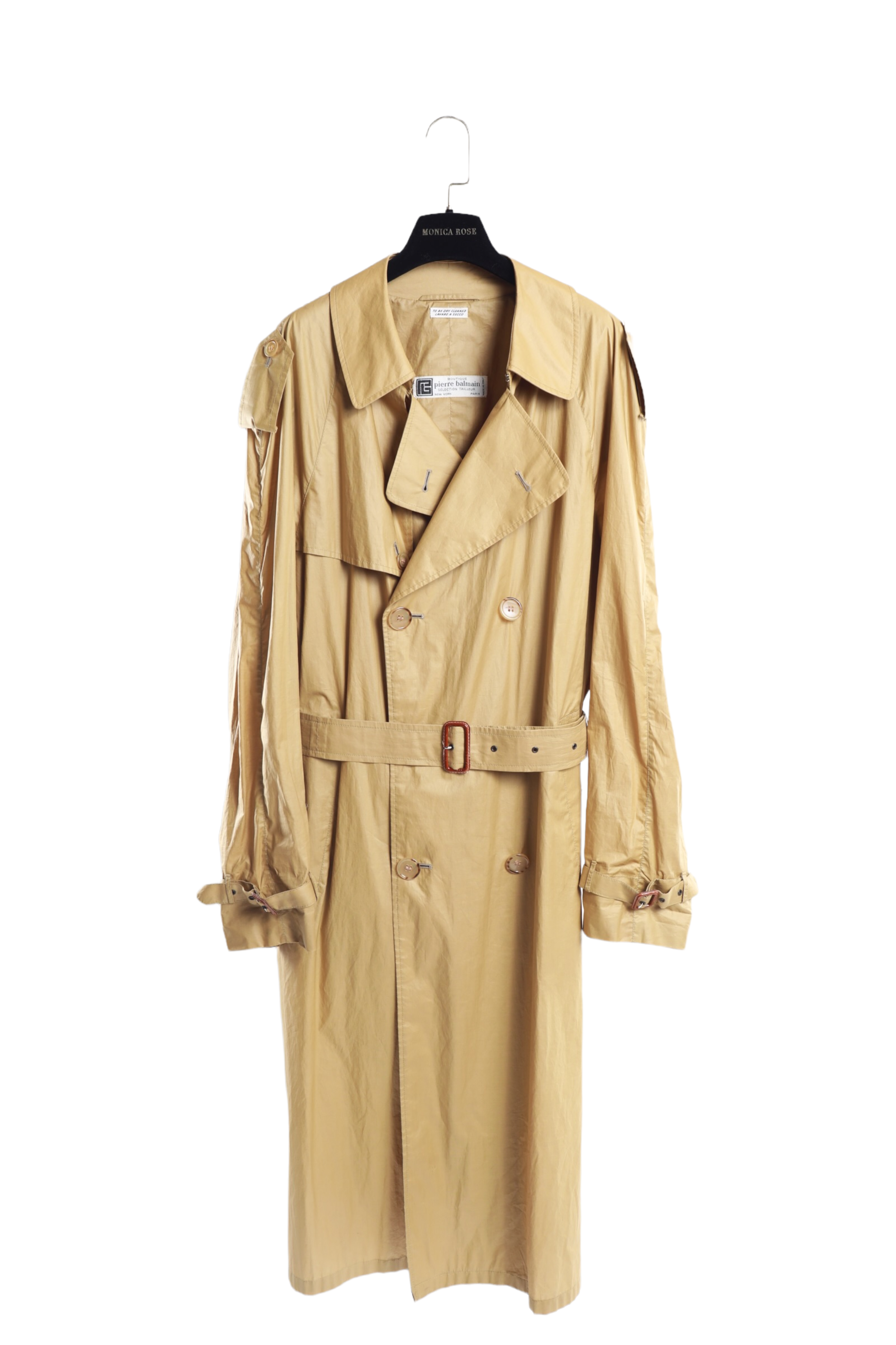 pierre balmain ブルゾン　ウール　ベージュ　ファスナー　　新品 Pierre Balmain Jacket XL International
