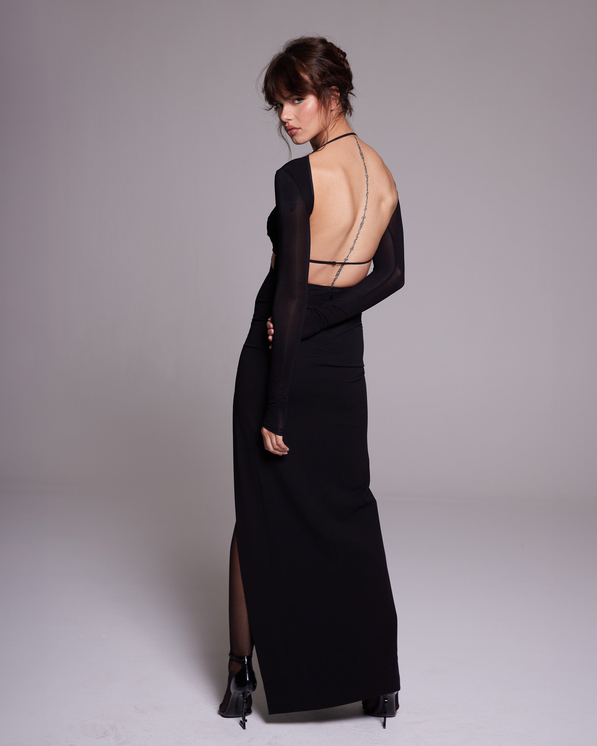 Nensi Dojaka Deep V-Neck Dress – Shop Monica Rose Nensi Dojaka Deep V-Neck Dress – Shop Monica Rose