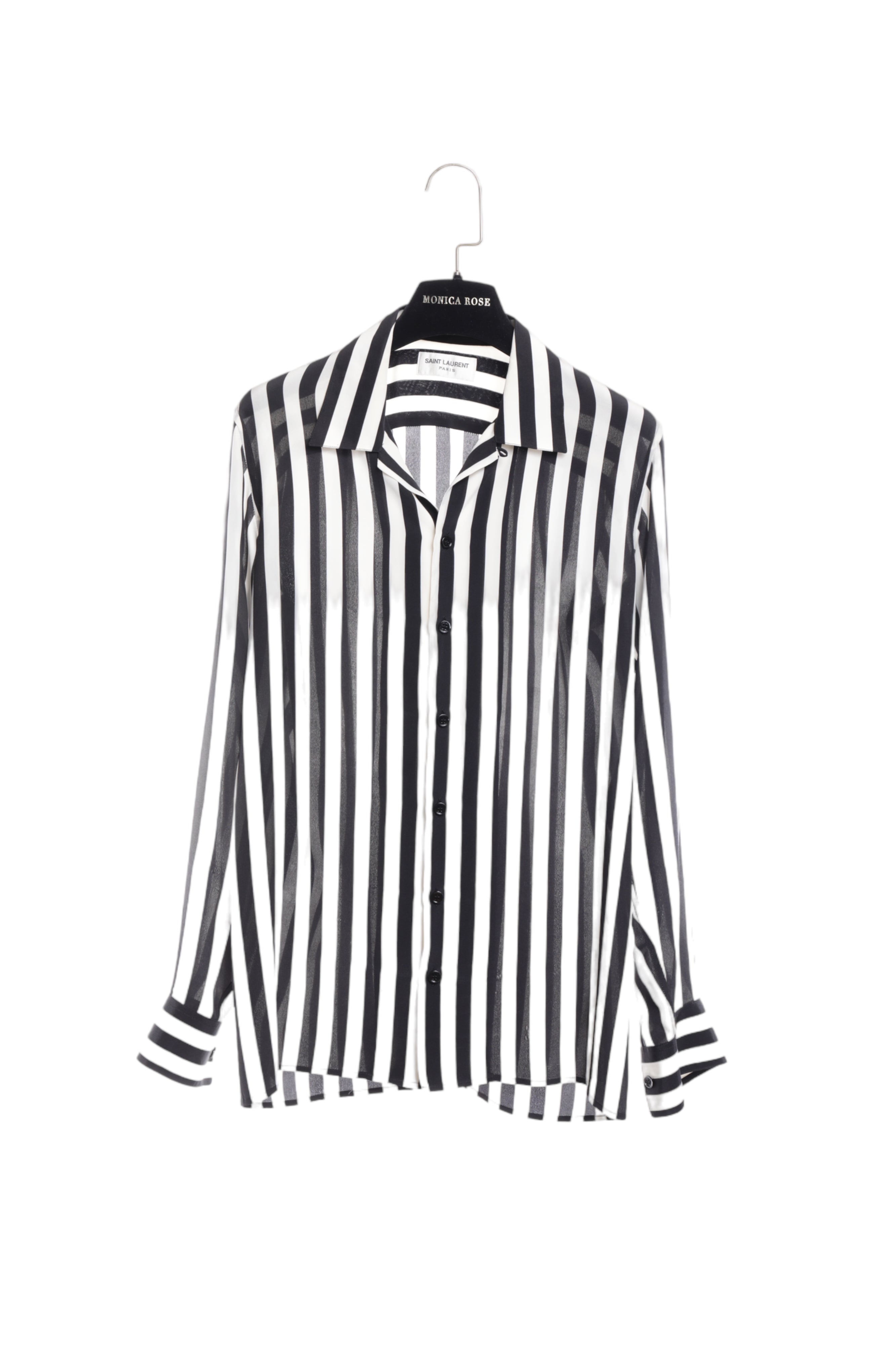 Saint Laurent Striped Button-Up