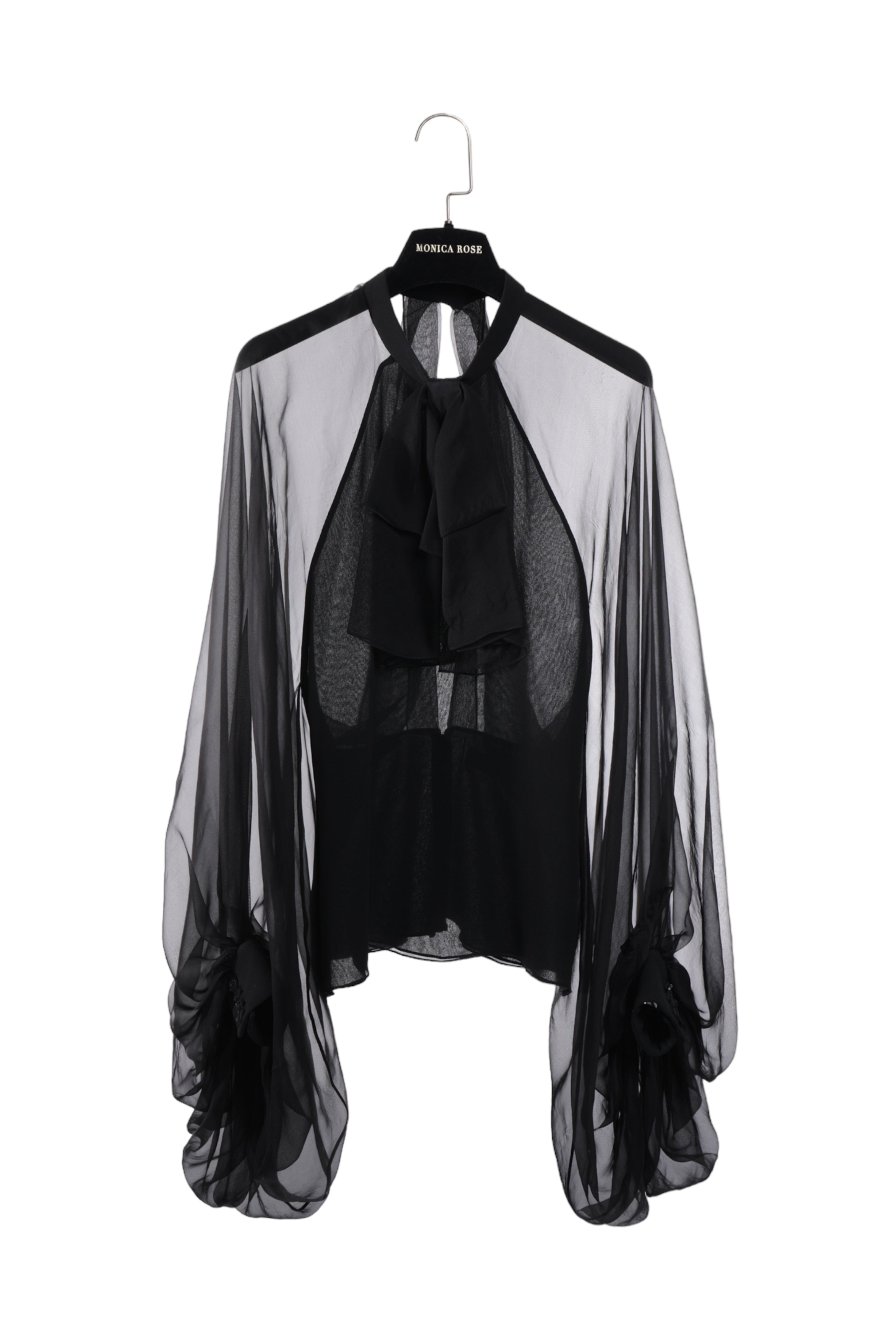 Yves Saint Laurent Sheer Silk Blouse