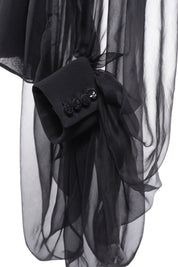 Yves Saint Laurent Sheer Silk Blouse