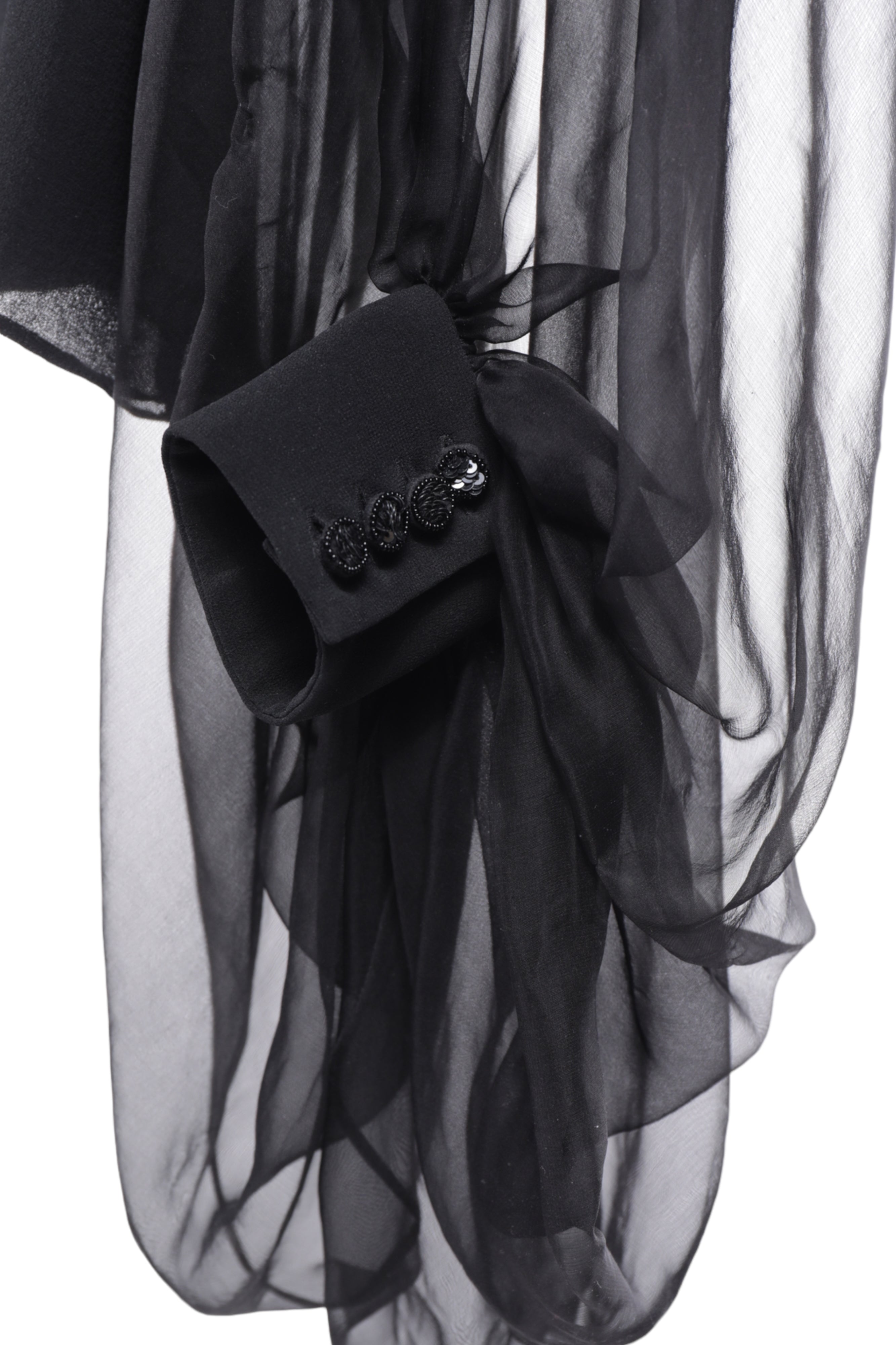 Yves Saint Laurent Sheer Silk Blouse