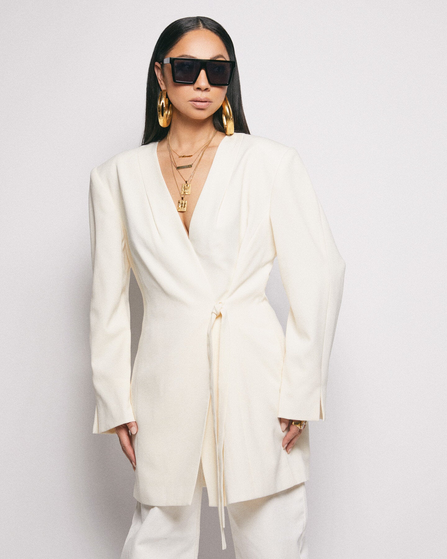 Vintage Christian Dior Wrap Blazer