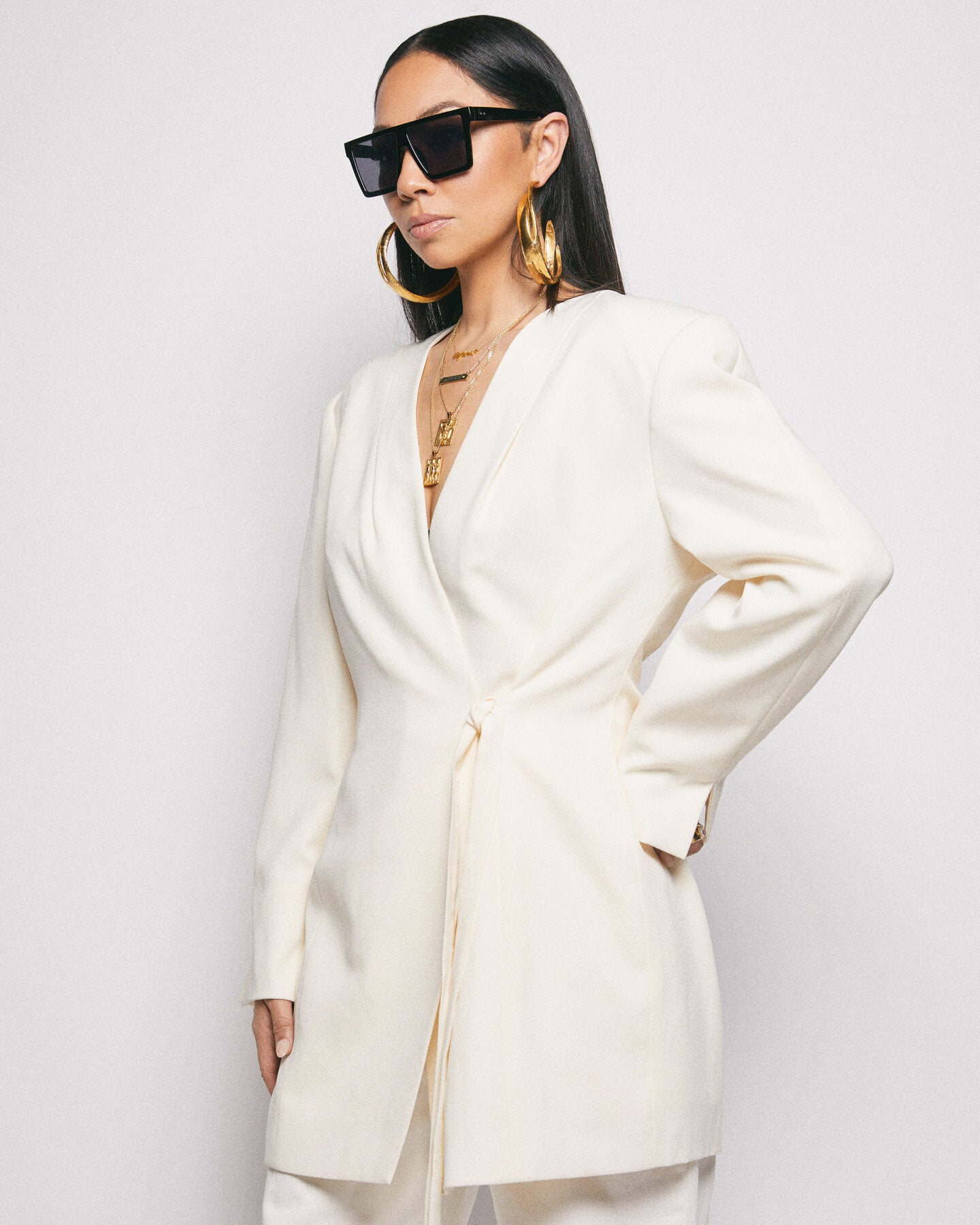 Vintage Christian Dior Wrap Blazer