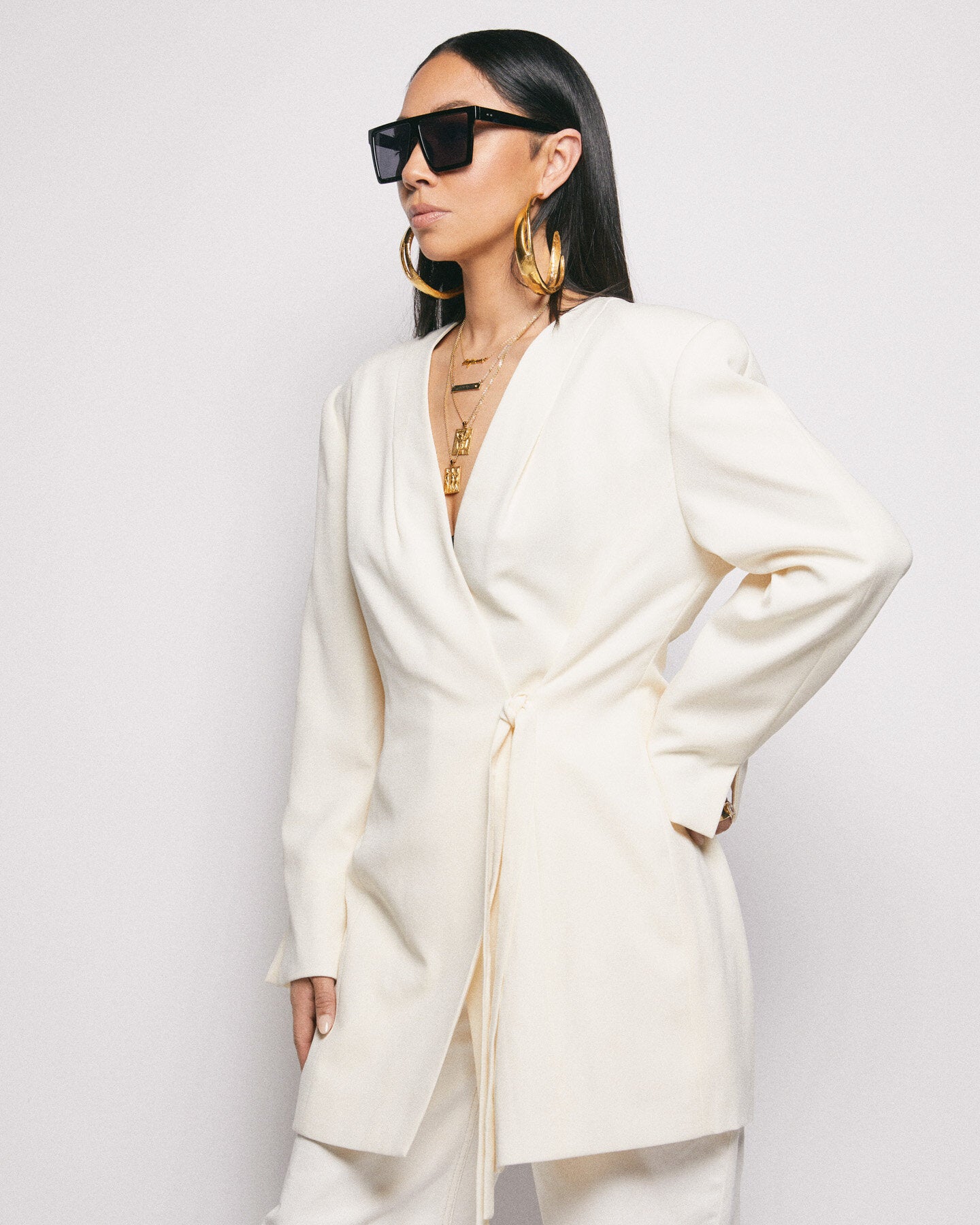 Vintage Christian Dior Wrap Blazer