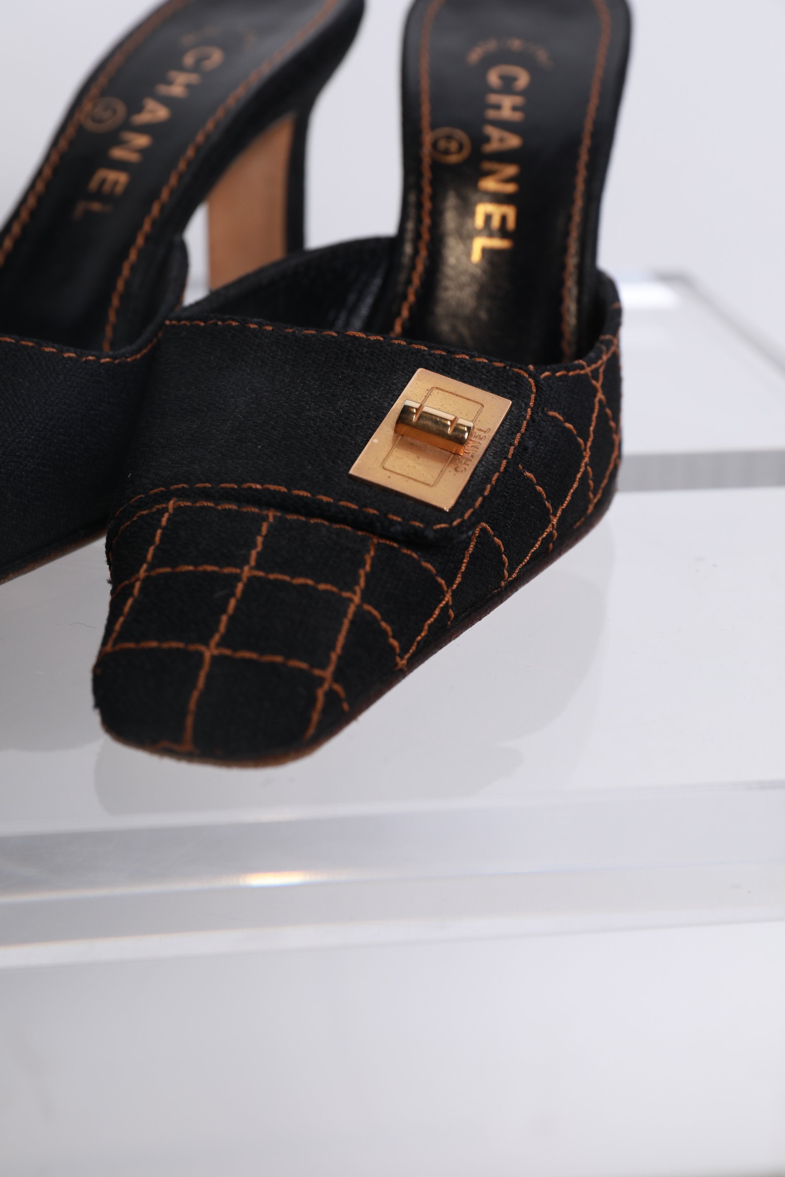 Chanel “Mademoiselle” Mule Pumps