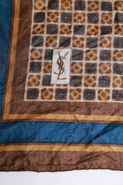 Vintage YSL Printed Scarf