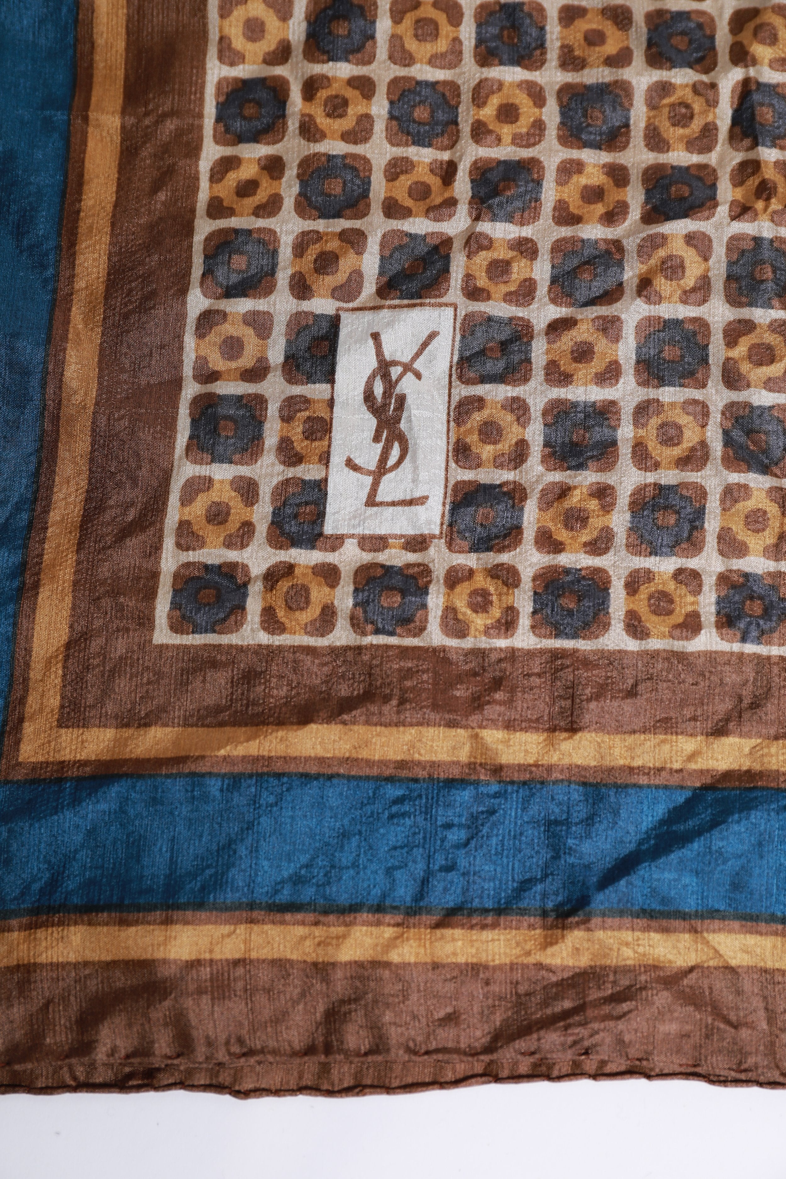 Vintage YSL Printed Scarf