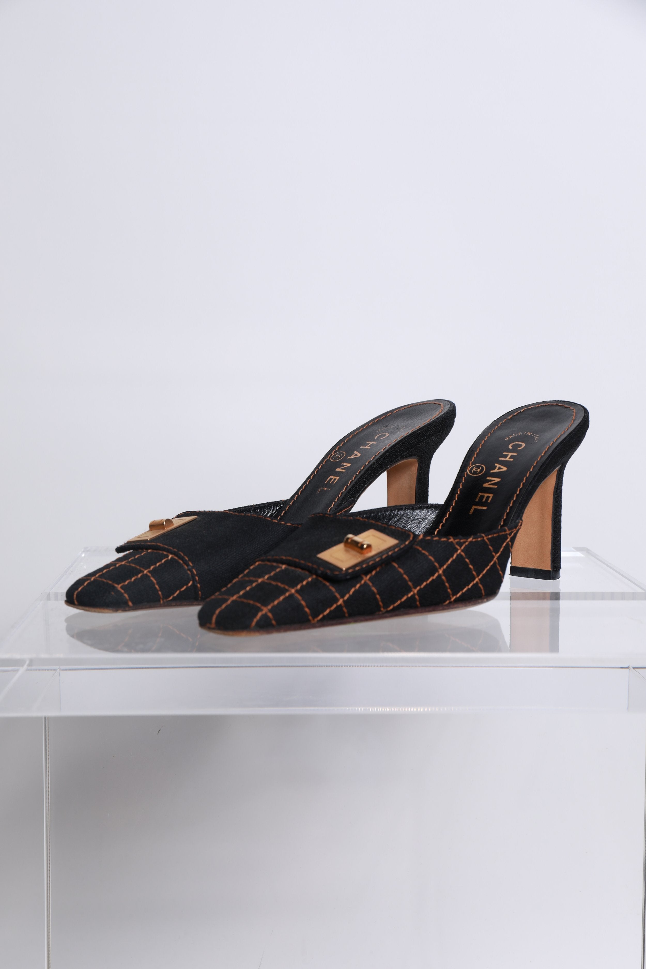 Chanel “Mademoiselle” Mule Pumps
