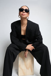 "Lola" Gold Hoop Earrings