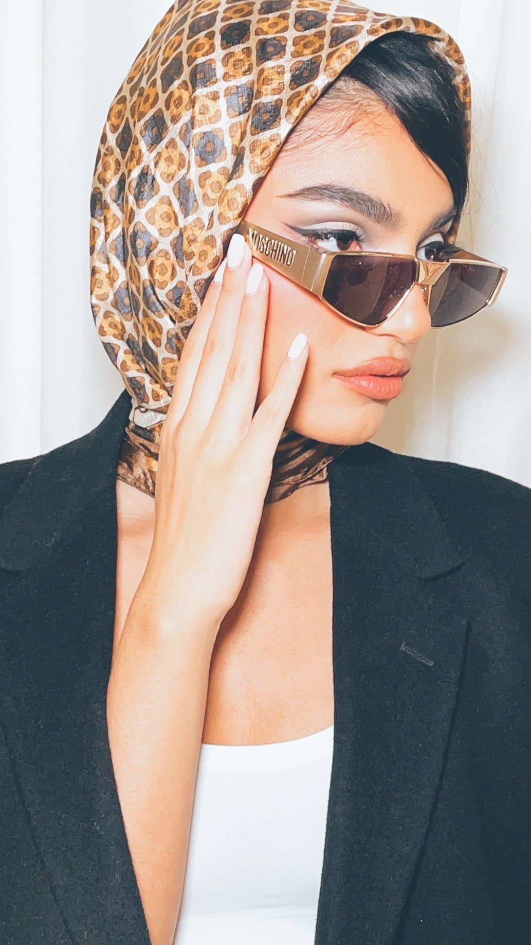 Vintage YSL Printed Scarf
