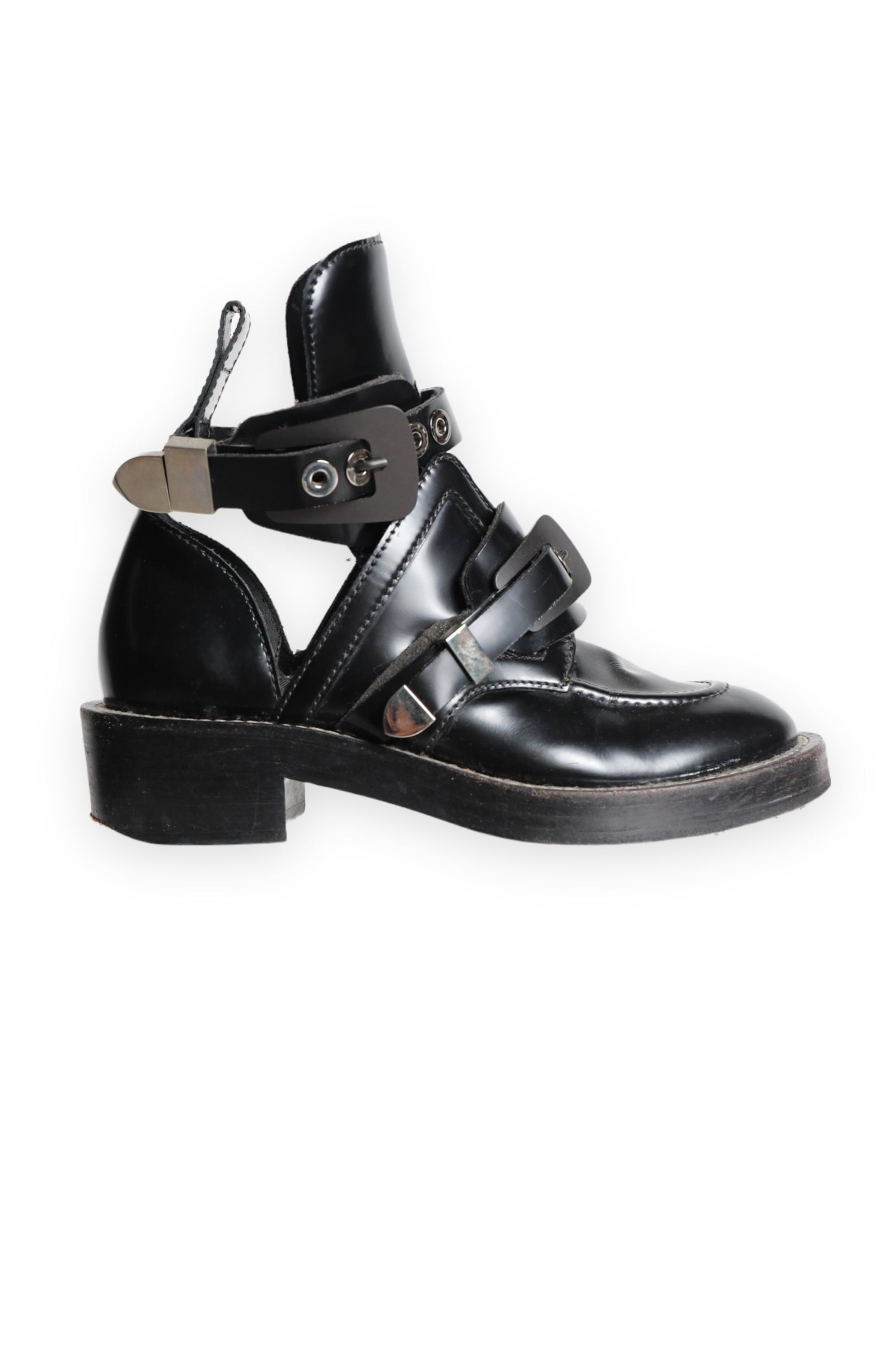 Balenciaga white ceinture boots 2025