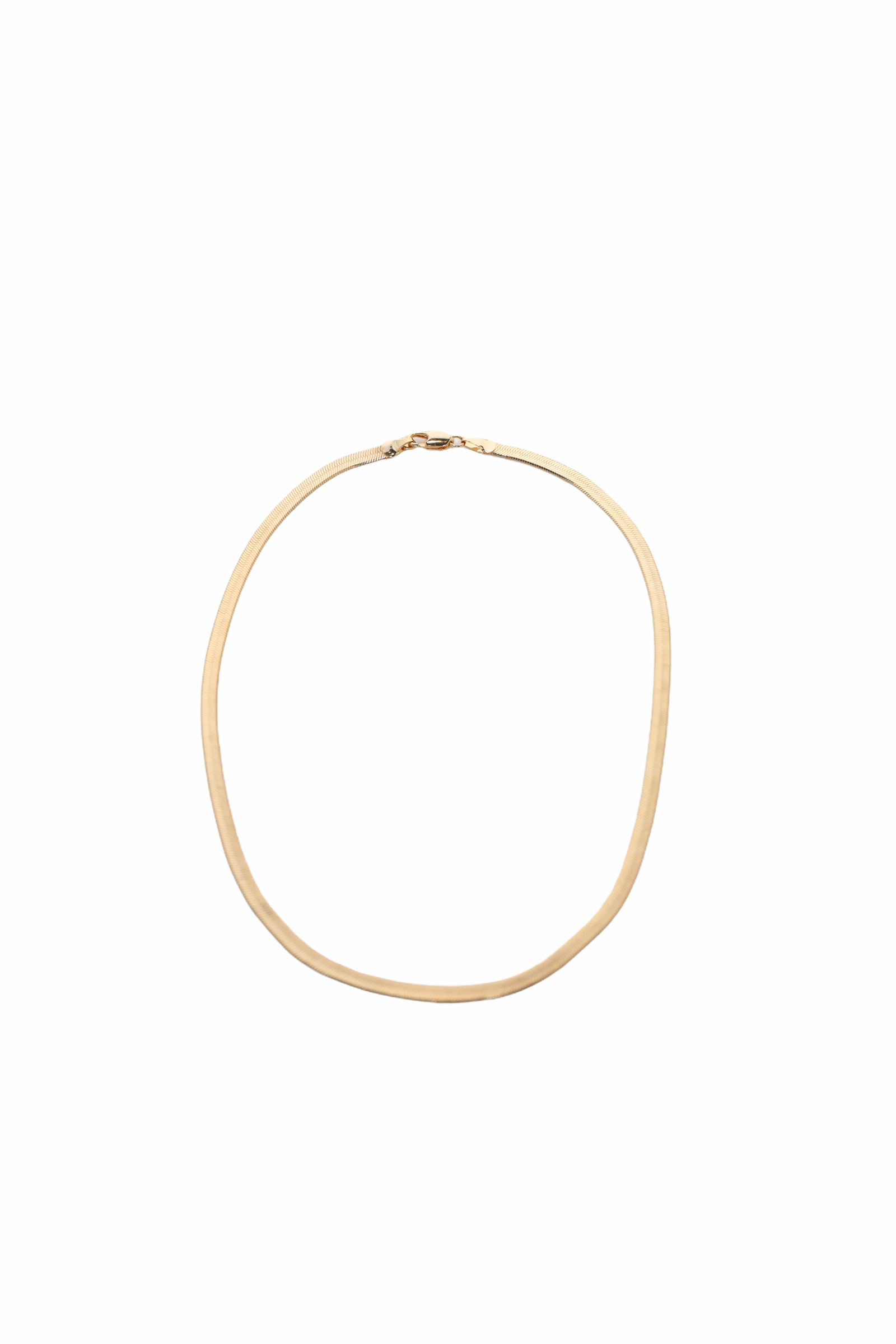 "Gia" Herringbone Chain Necklace