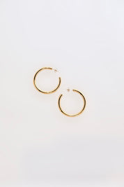 "Rose" Hoop Earrings