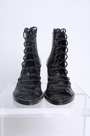 Ann Demeulemeester Lace Up Leather Boots